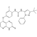 Chemical structure of CCT196969 (SIH-185), a RAF Inhibitor. CAS #: 1163719-56-9. Molecular Formula: C27H24FN7O3. Molecular Weight: 513.53 g/mol.