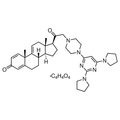 Chemical structure of U-74389G (SIH-205), a Free radical scavenger. CAS #: 153190-29-5. Molecular Formula: C37H50N6O2 · C4H4O4 . Molecular Weight: 726.9 g/mol.