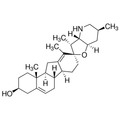 Chemical structure of Cyclopamine (SIH-226), a Inhibits hedgehog signaling. CAS #: 4449-51-8. Molecular Formula: C27H41NO2. Molecular Weight: 434.15 g/mol.