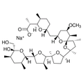 Chemical structure of Nigericin (SIH-229), a Induces rapid intracellular acidification. CAS #: 28643-80-3. Molecular Formula: C40H67NaO11. Molecular Weight: 746.94 g/mol.