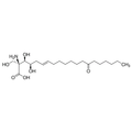 Chemical structure of Myriocin (ISP-1) (SIH-233), a Blocks sphingolipid biosynthesis. CAS #: 35891-70-4. Molecular Formula: C21H39NO6. Molecular Weight: 401.54 g/mol.