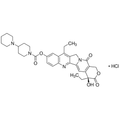 Chemical structure of Irinotecan HCl (SIH-243), a Topoisomerase I inhibitor. CAS #: 100286-90-6. Molecular Formula: C33H38N4O6.HCl. Molecular Weight: 623.14 g/mol.