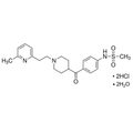 Chemical structure of E-4031 (SIH-317), a Herg channel blocker. CAS #: 113558-89-7. Molecular Formula: C₂₁H₂₇N₃O₃S · 2HCl · 2H₂O. Molecular Weight: 510.5 g/mol.