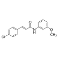 Chemical structure of SB-366791 (SIH-321), a TRPV1 blocker. CAS #: 472981-92-3. Molecular Formula: C16H14CINO2. Molecular Weight: 287.75 g/mol.