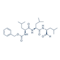 Chemical structure of MG-132 (SIH-326), a Proteasome Inhibitor. CAS #: 133407-82-6. Molecular Formula: C26H41N3O6. Molecular Weight: 476.6 g/mol.