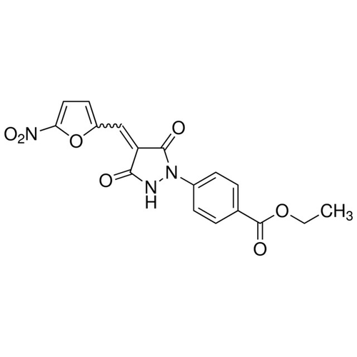 Chemical structure of Pyr41 (SIH-330), a E1 UAE inhibitor. CAS #: 418805-02-4. Molecular Formula: C17H13N3O7 . Molecular Weight: 371.3 g/mol.