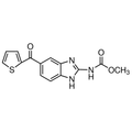 Chemical structure of Nocodazole (SIH-367), a Microtubule inhibitor. CAS #: 31430-18-9. Molecular Formula: C14H11N3O3S. Molecular Weight: 301.3 g/mol.