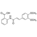 Chemical structure of Tranilast (SIH-369), a Angiogenesis inhibitor. CAS #: 53902-12-8. Molecular Formula: C18H17NO5 . Molecular Weight: 327.33 g/mol.