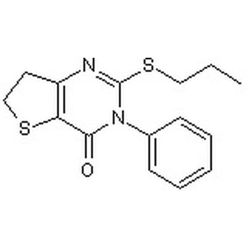 Chemical structure of BC-11-38 (SIH-373), an inhibitor. CAS #: 686770-80-9. Molecular Formula: C15H16N2OS2. Molecular Weight: 304.43 g/mol.