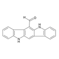 Chemical structure of 6-Formylindolo(3,2-b)carbazole (SIH-383), a Ah receptor ligand. CAS #: 172922-91-7. Molecular Formula: C19H12N2O. Molecular Weight: 284.3 g/mol.