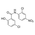 Chemical structure of Niclosamide (SIH-406), a Autophagy inducer. CAS #: 50-65-7. Molecular Formula: C13H8Cl2N2O4. Molecular Weight: 327.12 g/mol.