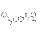 Chemical structure of MS 275 (SIH-416), a HDAC inhibitor. CAS #: 209783-80-2. Molecular Formula: C21H20N4O3. Molecular Weight: 376.41 g/mol.
