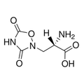 Chemical structure of Quisqualic Acid (SIH-418), a Glutamate receptor agonist. CAS #: 52809-07-1. Molecular Formula: C5H7N3O5. Molecular Weight: 189.13 g/mol.