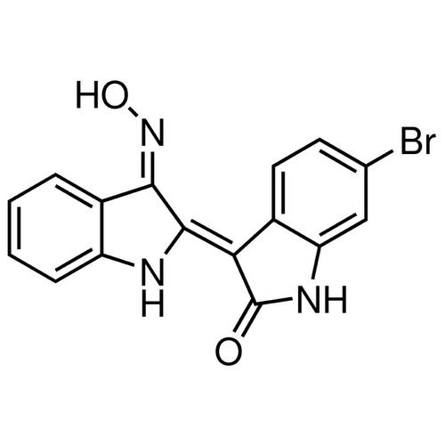 Chemical structure of 6BIO (SIH-422), a ESC self-renewal. CAS #: 667463-62-9. Molecular Formula: C16H10BrN3O2. Molecular Weight: 356.2 g/mol.