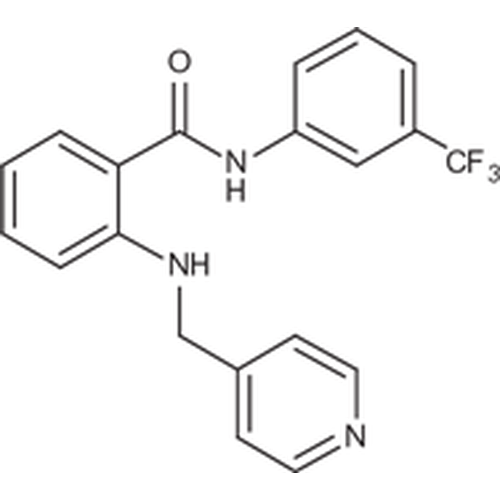 Chemical structure of AAL 993 (SIH-424), a VEGFR inhibitor. CAS #: N/A. Molecular Formula: C20H16F3N3O. Molecular Weight: 371.4 g/mol.