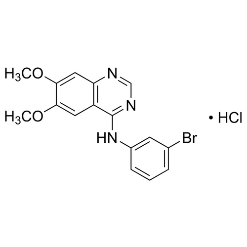 Chemical structure of AG 1517 (SIH-427), a EGFR tyrosine kinase inhibitor. CAS #: 153436-54-5. Molecular Formula: C16H14BrN3O2. Molecular Weight: 360.2 g/mol.
