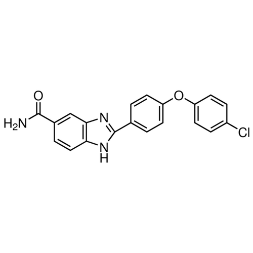 Chemical structure of BML 277 (SIH-436), a CHK2 kinase inhibitor. CAS #: 516480-79-8. Molecular Formula: C20H14ClN3O2. Molecular Weight: 363.8 g/mol.