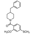 Chemical structure of JX 401 (SIH-454), a p38alpha MAP kinase inhibitor. CAS #: 349087-34-9. Molecular Formula: C21H25NO2S. Molecular Weight: 355.5 g/mol.