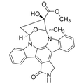 Chemical structure of K252A (SIH-455), a Kinase inhibitor (pan-specific). CAS #: 99533-80-9. Molecular Formula: C27H21N3O5. Molecular Weight: 467.5 g/mol.