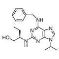 Chemical structure of Roscovitine (SIH-472), a p34/cdc2 inhibitor. CAS #: 186692-46-6. Molecular Formula: C19H26N6O. Molecular Weight: 354.4 g/mol.