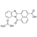 Chemical structure of STO 609 (SIH-479), a CAMKK kinase inhibitor. CAS #: 52029-86-4. Molecular Formula: C21H14N2O5. Molecular Weight: 374.3 g/mol.