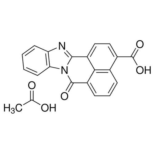 Chemical structure of STO 609 (SIH-479), a CAMKK kinase inhibitor. CAS #: 52029-86-4. Molecular Formula: C21H14N2O5. Molecular Weight: 374.3 g/mol.