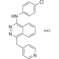 Chemical structure of Vatalanib Dihydrochloride (SIH-484), a VEGFRK inhibitor. CAS #: 212141-51-0. Molecular Formula: C20H17Cl3N4. Molecular Weight: 419.7 g/mol.