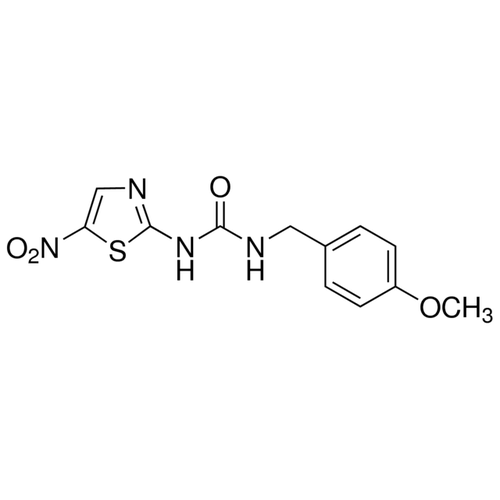 Chemical structure of AR A014418 (SIH-492), a GSK-3 kinase inhibitor. CAS #: 487021-52-3. Molecular Formula: C12H12N4O4S. Molecular Weight: 308.3 g/mol.