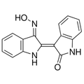 Chemical structure of Indirubin-3'-monoxime (SIH-502), a GSK-3b and CDK kinase inhibitor. CAS #: 160807-49-8. Molecular Formula: C16H11N3O2. Molecular Weight: 277.3 g/mol.