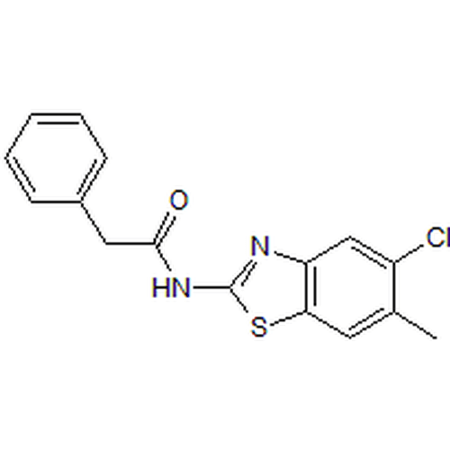 Chemical structure of LH 846 (SIH-503), a Casein kinase 1d inhibitor. CAS #: 639052-78-1. Molecular Formula: C16H13ClN2OS. Molecular Weight: 316.8 g/mol.