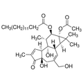 Chemical structure of PMA (SIH-508), a PKC kinase activator. CAS #: 16561-29-8. Molecular Formula: C36H58O8. Molecular Weight: 616.8 g/mol.