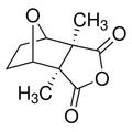 Chemical structure of Cantharidin (SIH-519), a Phosphatase PP2A inhibitor. CAS #: 56-25-7. Molecular Formula: C10H12O4. Molecular Weight: 196.2 g/mol.