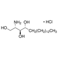 Chemical structure of Phytosphingosine (SIH-524), a Antibacterial. CAS #: 554-62-1. Molecular Formula: C18H39NO3. Molecular Weight: 317.5 g/mol.