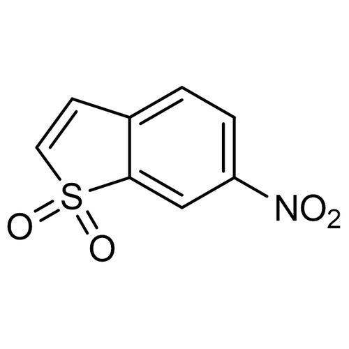 Chemical structure of Stattic (SIH-554), a STAT3 inhibitor. CAS #: 19983-44-9. Molecular Formula: C8H5NO4S. Molecular Weight: 211.2 g/mol.