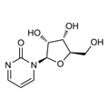 Chemical structure of Zebularine (SIH-560), a DNA methylation inhibitor. CAS #: 3690-10-6. Molecular Formula: C9H12N2O5. Molecular Weight: 228.2 g/mol.