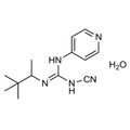 Chemical structure of Pinacidil Monohydrate (SIH-563), a K+ channel activator. CAS #: 85371-64-8. Molecular Formula: C13H19N5 · H2O. Molecular Weight: 263.34 g/mol.