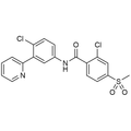 Chemical structure of Vismodegib (SIH-565), a Hedgehog inhibitor. CAS #: 879085-55-9. Molecular Formula: C19H14Cl2N2O3S. Molecular Weight: 421.3 g/mol.