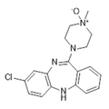 Chemical structure of Clozapine N-Oxide (SIH-570), a Activator of DREADDs. CAS #: 34233-69-7. Molecular Formula: C18H19ClN4O. Molecular Weight: 342.8 g/mol.