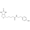 Chemical structure of Biotinyl Tyramide (SIH-573), a Signal Amplifier. CAS #: 41994-02-9. Molecular Formula: C18H25N3O3S. Molecular Weight: 363.47 g/mol.