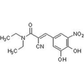 Chemical structure of Entacapone (SIH-578), a COMT inhibitor. CAS #: 130929-57-6. Molecular Formula: C14H15N3O5. Molecular Weight: 305.29 g/mol.