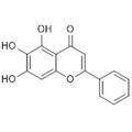 Chemical structure of Baicalein (SIH-579), a Lipoxygenase inhibitor. CAS #: 491-67-8. Molecular Formula: C15H10O5. Molecular Weight: 270.24 g/mol.
