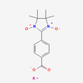 Chemical structure of Carboxy-PTIO Potassium salt (SIH-594), a Nitric Oxide Scavenger. CAS #: . Molecular Formula: C14H16KN2O4. Molecular Weight: 315.4 g/mol.