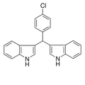Chemical structure of C-Dim 12 (SIH-616), a Displays neuroprotective activity in a mouse model of progressive neurodegeneration. CAS #: 178946-89-9. Molecular Formula: C23H17ClN2. Molecular Weight: 356.9 g/mol.