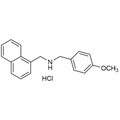 Chemical structure of ML133 HCl (SIH-617), a Potassium channel Blocker- Neuroprotective. CAS #: 1222781-70-5. Molecular Formula: C19H19NO • HCl. Molecular Weight: 313.8 g/mol.