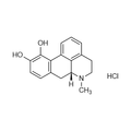 Chemical structure of Apomorphine HCl Hydrate (SIH-619), a Dopamine Agonist. CAS #: 41372-20-7. Molecular Formula: C17H17NO2 • HCl ½H2O . Molecular Weight: 312.8 g/mol.