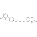 Chemical structure of Aripiprazole (SIH-630), a Dopamine D2 receptor antagonist. . CAS #: 129722-12-9. Molecular Formula: C23H27Cl2N3O2. Molecular Weight: 448.4 g/mol.
