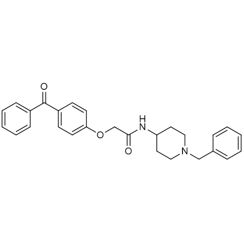 Chemical structure of Adiporon (SIH-635), a Adiponectin Receptor Agonist. CAS #: 924416-43-3. Molecular Formula: C27H28N2O3. Molecular Weight: 428.5 g/mol.