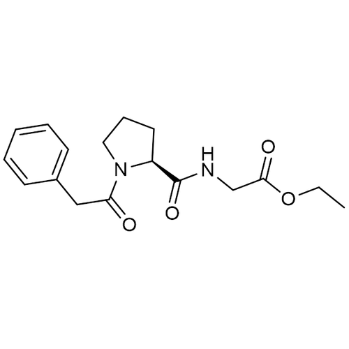 Chemical structure of Noopept (SIH-636), a Neuroprotective. CAS #: 157115-85-0 . Molecular Formula: C17H22N2O4. Molecular Weight: 318.4 g/mol.
