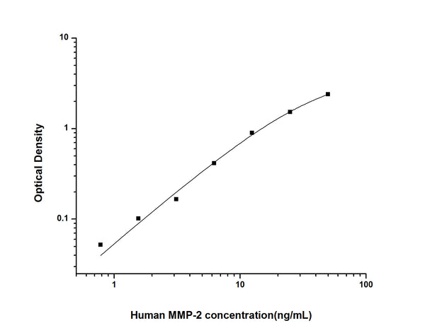 Human MMP2 (72 kDa type IV collagenase) Sandwich ELISA Kit (STJE0002977) – Figure 1 of 1