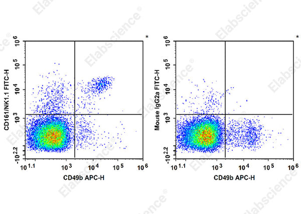 FITC Anti-Mouse CD161/NK1.1 Antibody[PK136] – Figure 1 of 2